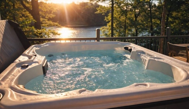 Newly Built|Riverfront|Kayaks|Hot tub|King|AC