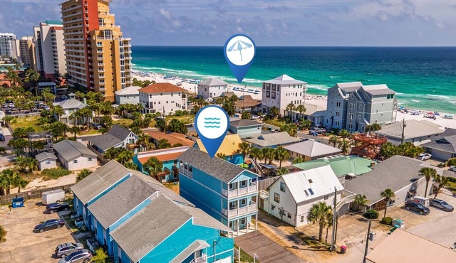 Oasis Beach House! NEW 4BR Retreat. Walk to Beach. Sleeps 15