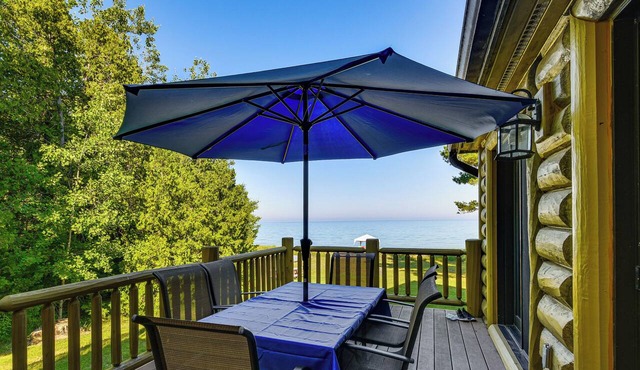 On-Site Trails & Private Beach! Lake Huron Retreat