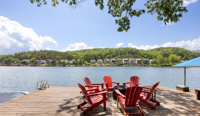 Perfect Weekend Getaway- Lake Arrowhead Home-Lakefront-Private Dock-Pet Friendly-Pool & Tennis
