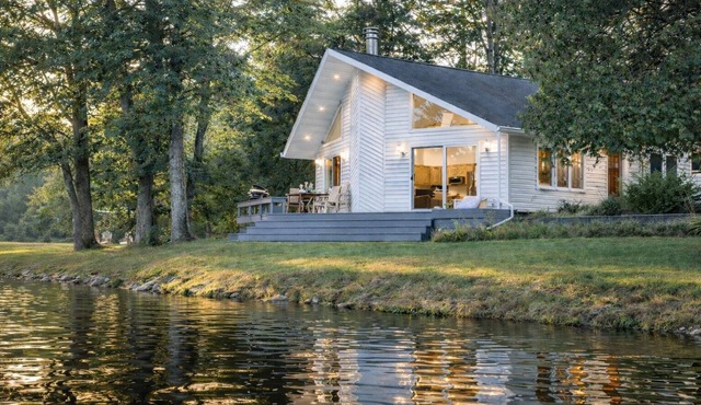 Pet-Friendly Riverfront Cabin on 5 Acres with Fast Wi-Fi in Central U.P.