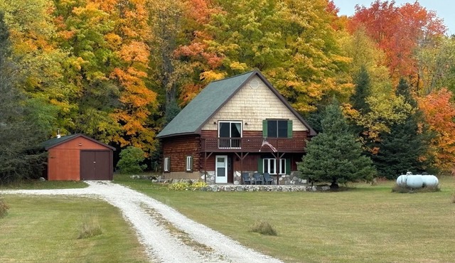 Pond Island Lodge, ORV Trail Access from Drive Way