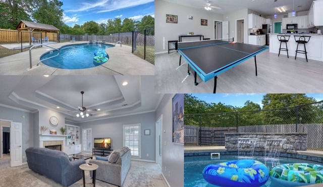 Pool! Free Snacks&Coffee! 2 Master Suites! Ft.Benning! 5 Beds3 Bath!