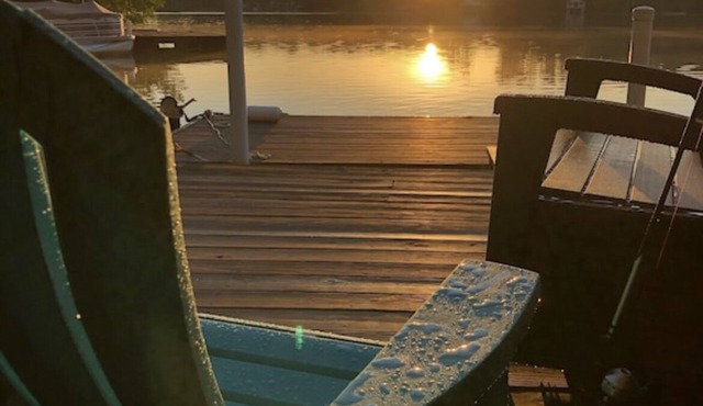 Premier Waterfront Location! Big, clear water views! Fire table!