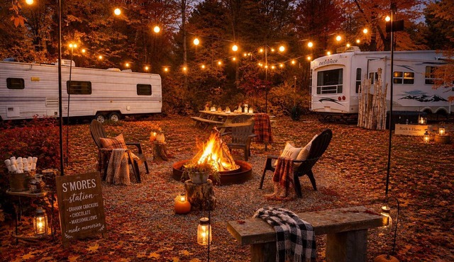 Private 2 RV Glamping Retreat w/Hot Tubs