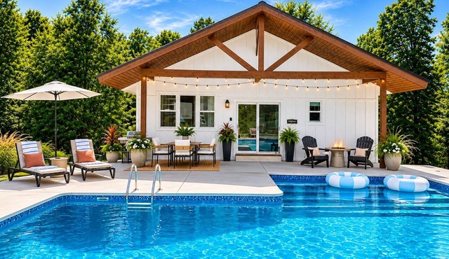 Private Oasis- Pool + Fire Table in Cleveland, TN