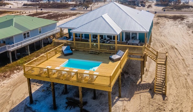 Private pool, bayfront beach, kayaks! - Until Nextime in Dauphin Island