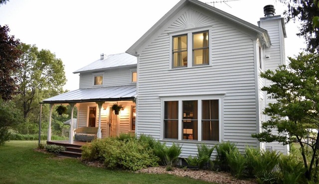 Private retreat! 20 acre 1908 Farmhouse on Private Lake.