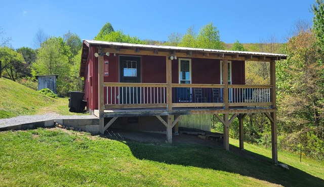 Quiet 2-bedroom mountain cabin overlooking Shady Valley in Shady Valley
