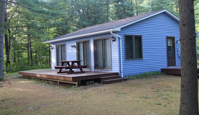 Quiet Lakefront Cabin with Private Fire Pit, Beach and Dock