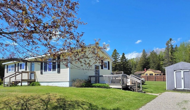 Ranch home with 3 bedrooms upstairs and 1 down. Refurnished June of 2022