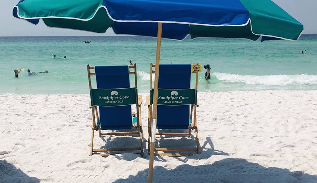 Renovated 2BR Sandpiper Cove Condo - Sleeps 6 - Private Beach+Free Beach Service