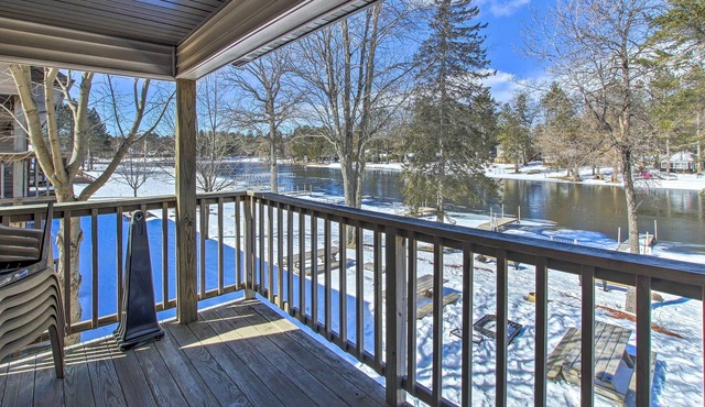 Riverfront Crivitz Condo w/ Fireplace & Views in Crivitz