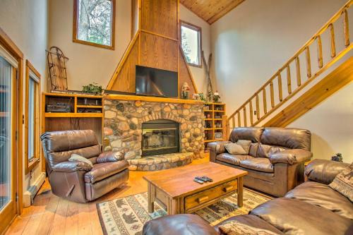Riverfront Manton Cabin w/Pool Table & Fire Pit!