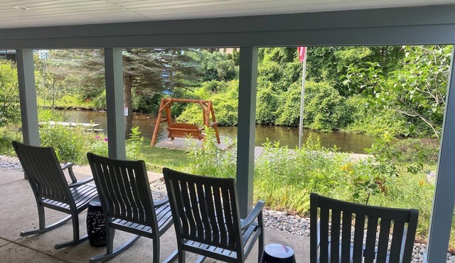Riverfront Retreat in Grayling