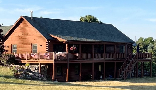 Southwest Michigan log cabin
