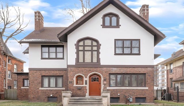 Spacious 5 BR house in the Historic Virginia Park District of Midtown Detroit.
