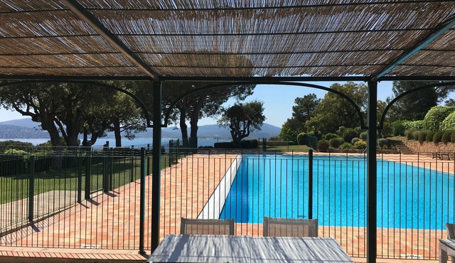 Ste Maxime Renovated studio with enchanting view CLASSED 4* HEATED SWIMMING POOL WIFI in Sainte-Maxime
