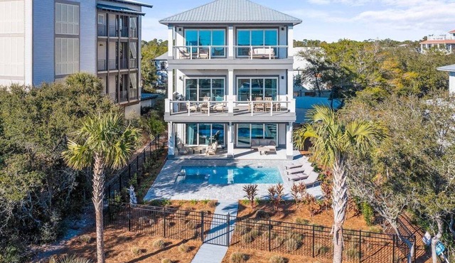 STEPS TO BEACH! SLEEPS 20! PRIVATE POOL, Bikes, Fire Pit, GULF VIEWS