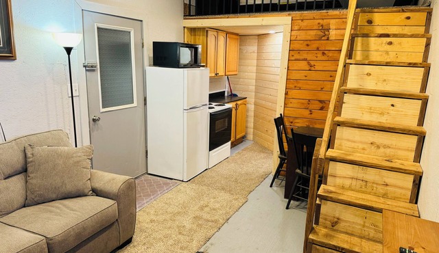 Studio with Attached Heated Garage