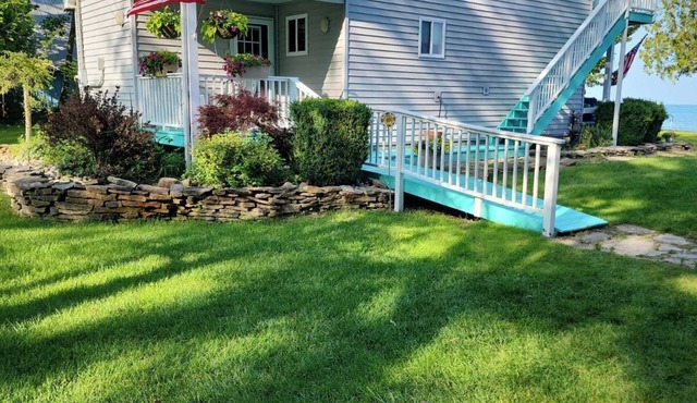 Stunning, fully appointed home on a sugar sand beach of Lake Huron.