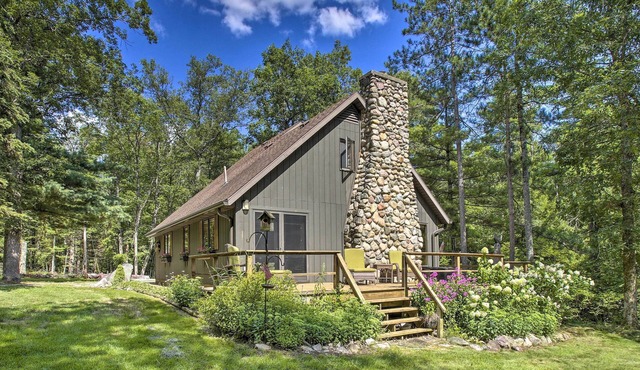Tranquil Riverside Home w/Wraparound Deck & Views