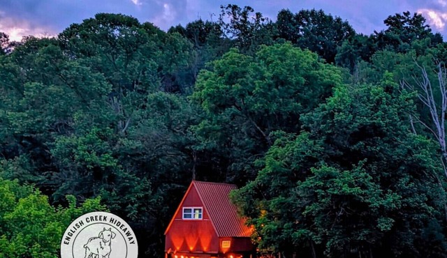 Treehouse A-Frame on Goat farm
