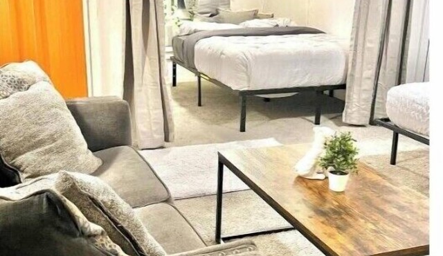 Two Bedroom Villa Studio with fireplace & Living room