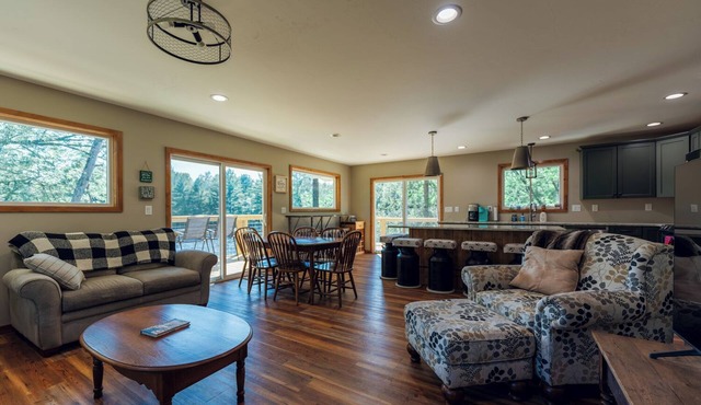 Unhurried Rapids Hideaway; charming 2 bedroom home with lower level bunk area.