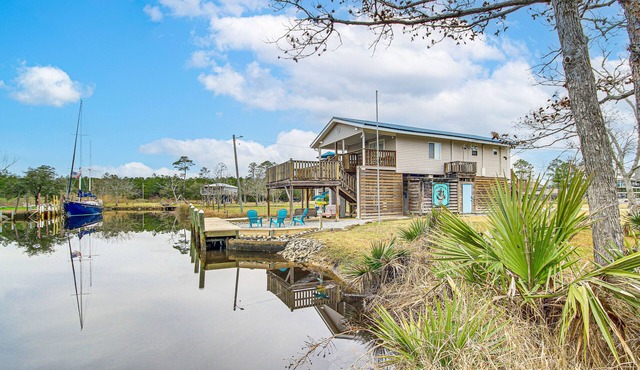 Waterfront Bay St Louis Home w/Private Dock!