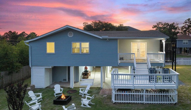 Waterfront|FirePit|GolfCart|Mins to Casino & Beach