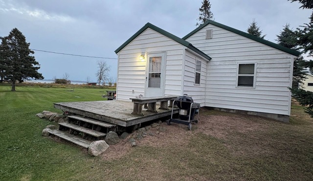 Year-round waterfront cabin on the east side of Sugar Island. Pet friendly!