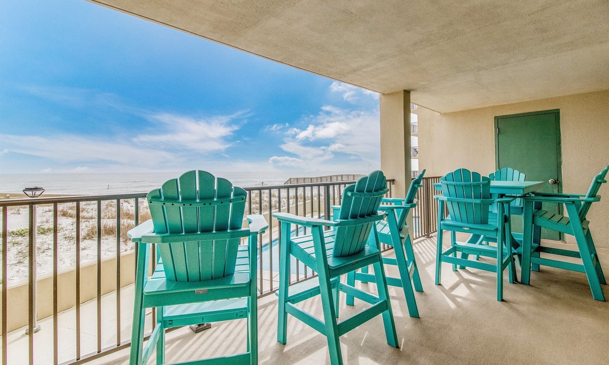 Orange Beach East Condo | Orange Beach Gulf-Front 2BR Sleeps 6 Wet Bar 55" TV Pools Boat Sl