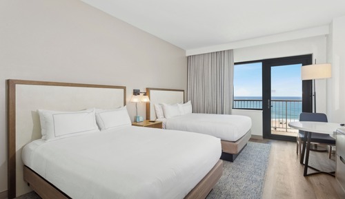 Room, 2 Queen Beds, Accessible, Balcony (Hearing, Gulf Front)