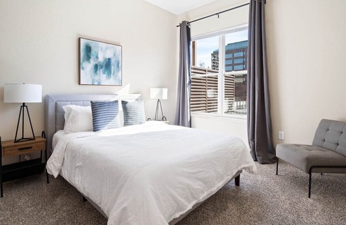 Montgomery Apartment | Walk to Montgomery's best dining, museums, and entertainment from this bright downtown apartment with a private balcony, full kitchen, free parking, and everything you need for work or weekend stays.