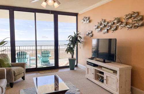 Dauphin Island Condo | Family Friendly 6th Floor Gulf Front Condo at Holiday Isle on Dauphin Island