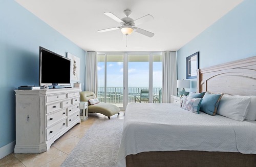 Orange Beach East Condo | Caribe C1010- Lovely Gulf View,Large Terrace,Lazy River,Pool Slides!