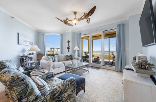 Ono Island Condo | Beach Colony West 1B- Beach Front, Large Terrace