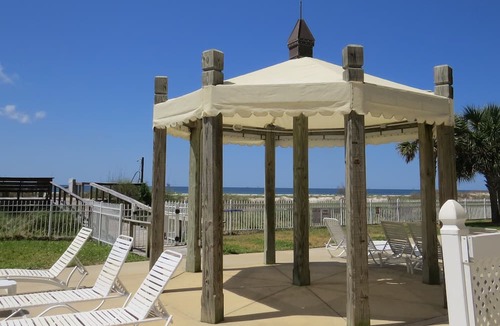 Dauphin Island Condo | The Inn at Dauphin Island 106 1BR Walks right out to Pools and Beach!