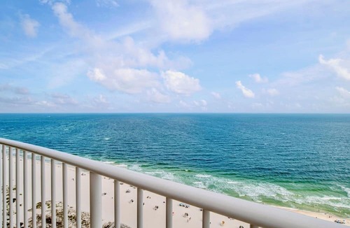 Orange Beach Condo | Turquoise Place C2109 | Oversized, hot tub/grill on deck, huge slide for kids!
