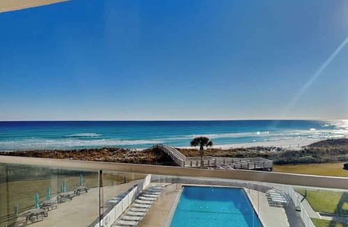 Pensacola Beach Condo | Regency Towers #407 East | Pet Friendly, Beach Service, Pool, Pickleball