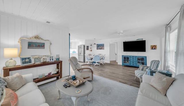 Bear Point Retreat with Coastal Charm